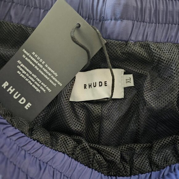 Rhude Men's Navy and Blue Swim-briefs-shorts - Picture 3 of 8